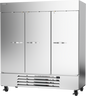 Beverage-Air HBR72HC-1 75" 3 Section Solid Door Reach-In Refrigerator