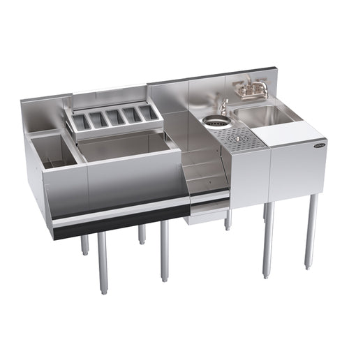 Krowne KR24-MX54 54" Underbar Ice Bin / Cocktail Station