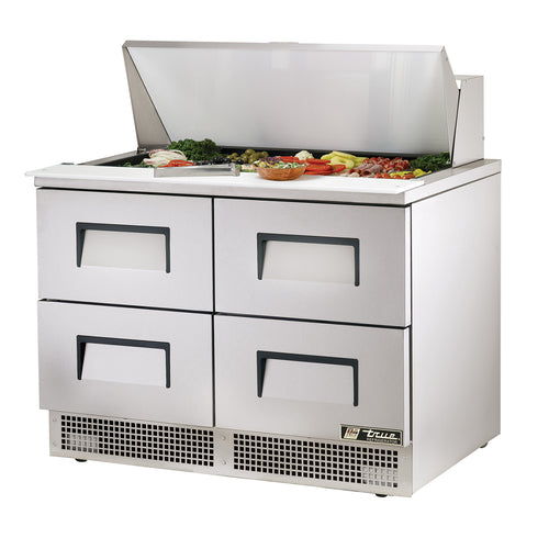 True TFP-48-18M-D-4-HC 48 1/8" 4 Drawer 18 Pan Mega Top Sandwich / Salad Prep Table