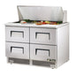True TFP-48-18M-D-4-HC 48 1/8" 4 Drawer 18 Pan Mega Top Sandwich / Salad Prep Table