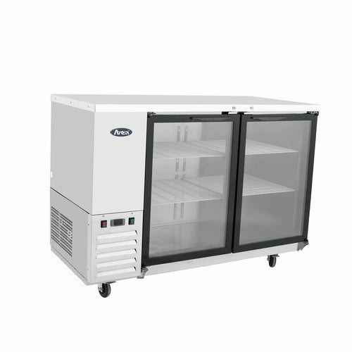 Atosa MBB48GGR 48" Glass Door Back Bar Cooler