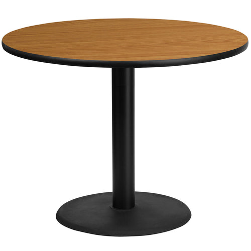 Flash Furniture XU-RD-42-NATTB-TR24-GG Dining Table