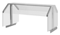 Turbo Air SNZ-48C 47 1/2" Sneeze Guard