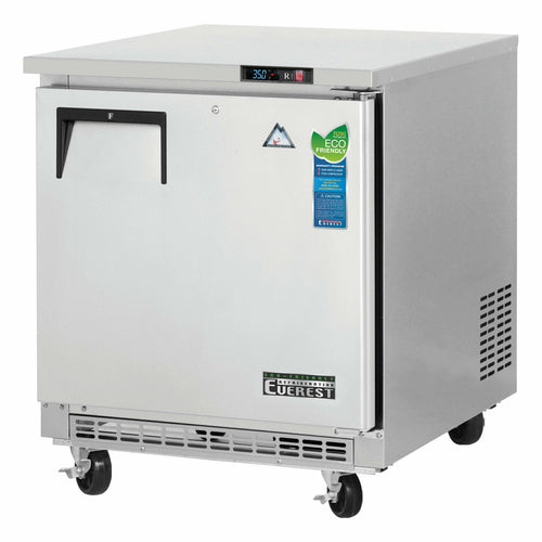 Everest ETBR1 27 3/4" Solid Door Undercounter Refrigerator