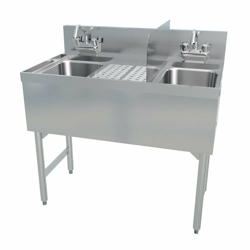 LaCrosse SD48-24CTC+10 48" Underbar Ice Bin / Cocktail Station