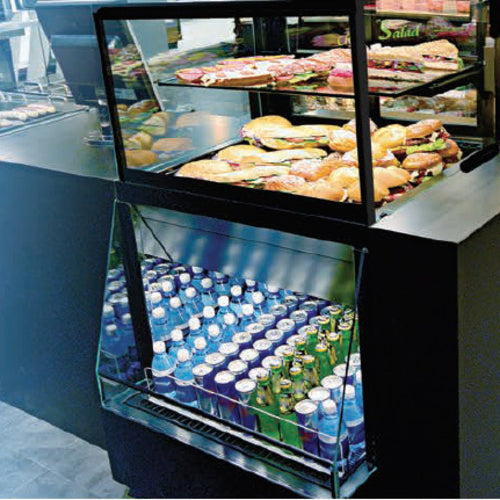 RPI VIAS2-20-R-SQ-RR-TAC 37 5/8" Open Air Merchandiser