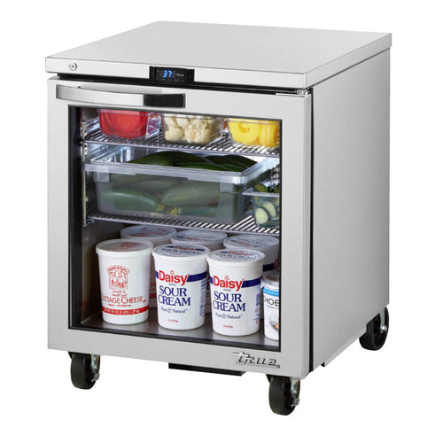 True TUC-27G-HC~SPEC3 27 5/8" Glass Door Undercounter Refrigerator