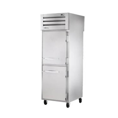 True STR1RPT-2HS-2HS-HC 27 1/2" 1 Section Solid Door Pass-Thru Refrigerator