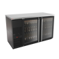 Micro Matic MBB58G-E 59 1/2" Glass Door Back Bar Cooler