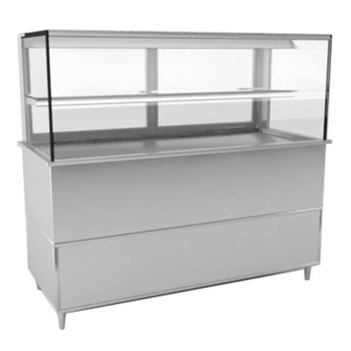 RPI VICD4-20-R-SQ-SC-INS 57 1/8" Refrigerated Display Case