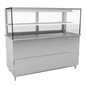 RPI VICD4-20-R-SQ-SC-INS 57 1/8" Refrigerated Display Case