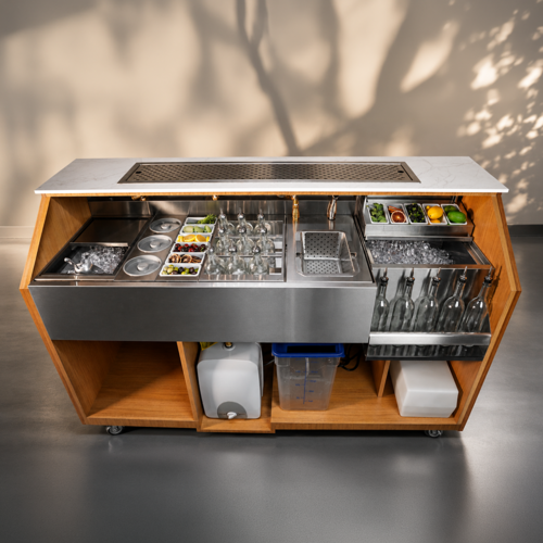 Krowne OBMB-66-MC 70 1/4" Portable Bar