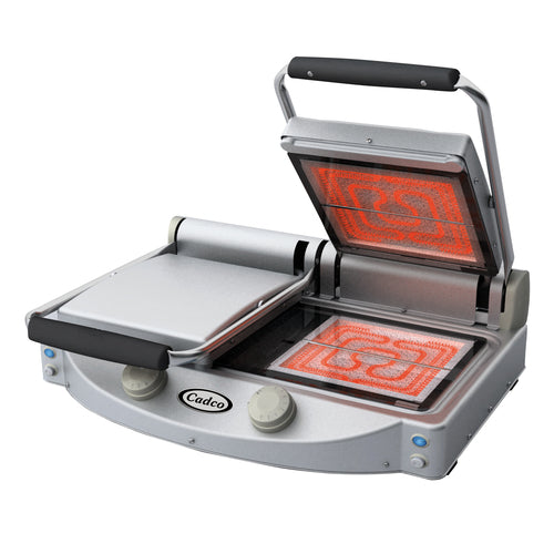 Cadco CPG-20FC 24 3/8" Panini Grill