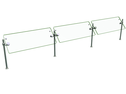 Hatco ORBIT360-108 108" Sneeze Guard