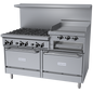 Garland GF60-6R24RR 60" Gas Restaurant Range
