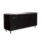 Entree BB-3D-90-SI-HC 90 3/8" Solid Door Back Bar Cooler