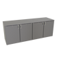 Glastender C1RL80 80" Solid Door Back Bar Cooler