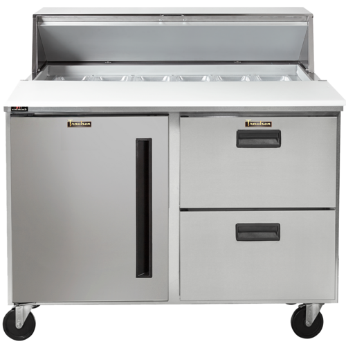 Traulsen CLPT-4812-DW-LD 48 1/2" 12 Pan Sandwich / Salad Prep Table
