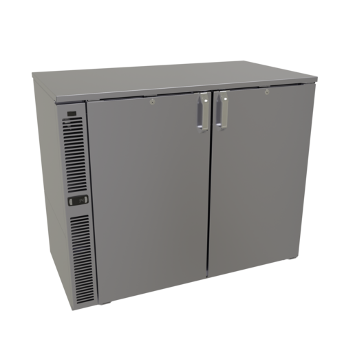 Glastender C1SB44 44" Solid Door Back Bar Cooler