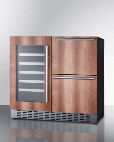 Summit SWCDAR36UCPNR 35 1/2" Wine Cellar Cabinet