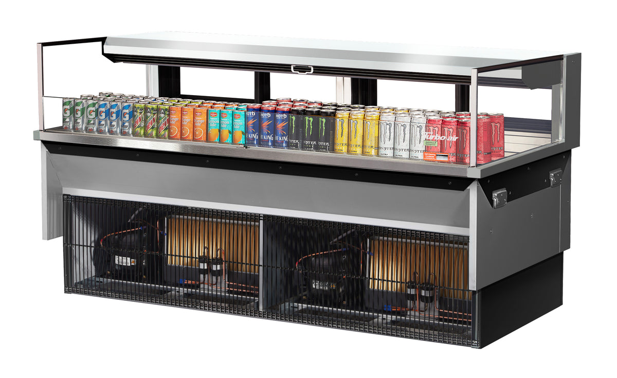 Turbo Air TOM-72L-UFD-S-1SI-N 71 7/8" Refrigerated Display Case