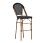 Flash Furniture SDA-AD642107-BS-BK-NAT-GG 18 1/2" Patio Barstool