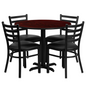 Flash Furniture HDBF1030-GG Dining Set