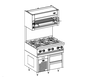 Jade Range JRLH-02S-B-36 36" Chef Base