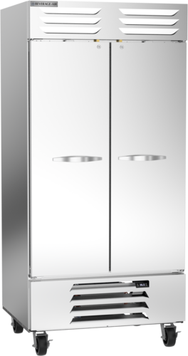 Beverage-Air RB35HC-1S 39 1/2" 2 Section Solid Door Reach-In Refrigerator