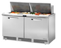 True TFP-64-24M-HC~SPEC3 64 1/8" 4 Drawer 24 Pan Mega Top Sandwich / Salad Prep Table