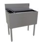 Glastender CBA-30L3-CP10 30" Underbar Ice Bin / Cocktail Station