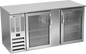 Beverage-Air BB68HC-FG-S 68" Glass Door Back Bar Cooler