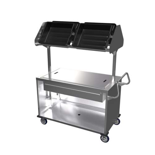 Winholt SS-BC-2748-INSULIB-DTOS 55 1/4" Vending Merchandising Kiosk