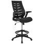 Flash Furniture BL-ZP-809D-BK-GG 28" Dining Chair