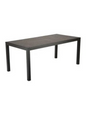 Florida Seating TEAK INLAY36X70 BLK-GRAY TFT 70" Patio Table