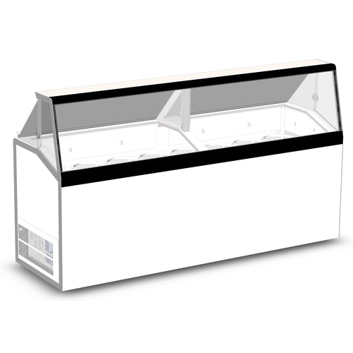 Master-Bilt DD-88L 90 1/4" Ice Cream Dipping Cabinet