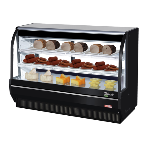 Turbo Air TCDD-72H-W(B)-N 72 1/2" Refrigerated Deli Case
