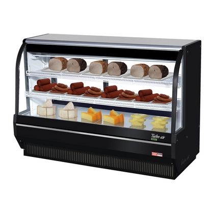 Turbo Air TCDD-72H-W(B)-N 72 1/2" Refrigerated Deli Case