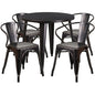 Flash Furniture CH-51090TH-4-18ARM-BQ-GG Patio Dining Set