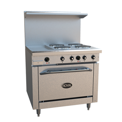 Royal Range RRE-4GT12 36" Electric Restaurant Range