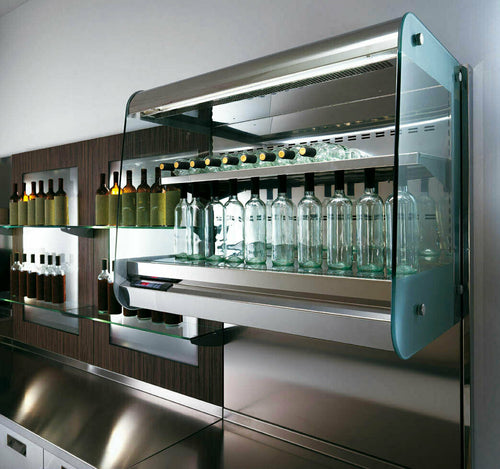 Oscartek REFRIGERATED OPEN WALL DISPLAY ROW1000 39 3/8" Open Air Merchandiser
