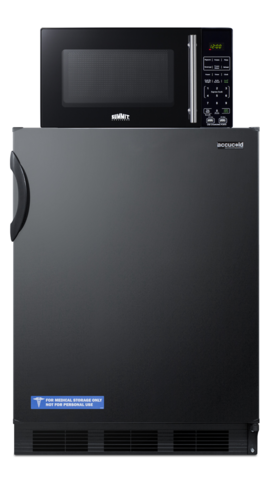 Summit MRF66BKA 23 5/8" Refrigerator Microwave Combo