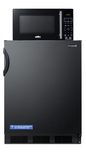 Summit MRF66BKA 23 5/8" Refrigerator Microwave Combo