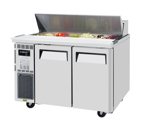 Turbo Air JST-48-N 47 1/4" 2 Doors 12 Pan Sandwich / Salad Prep Table