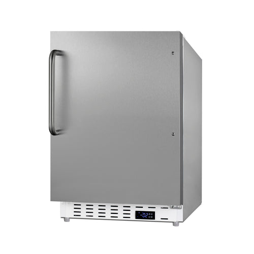 Summit ALFZ36CSS 20 7/8" Solid Door Undercounter Freezer