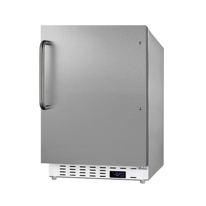 Summit ALFZ36CSS 20 7/8" Solid Door Undercounter Freezer