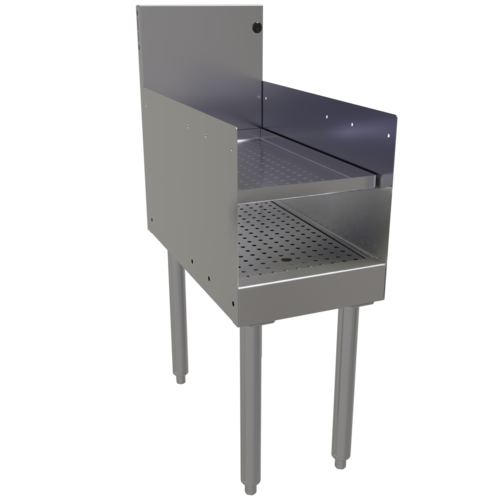 Glastender RDBB-12 12" Underbar Drainboard