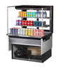Turbo Air TOM-36L-UFD-W(B)-3SI-N 35 7/8" Refrigerated Display Case
