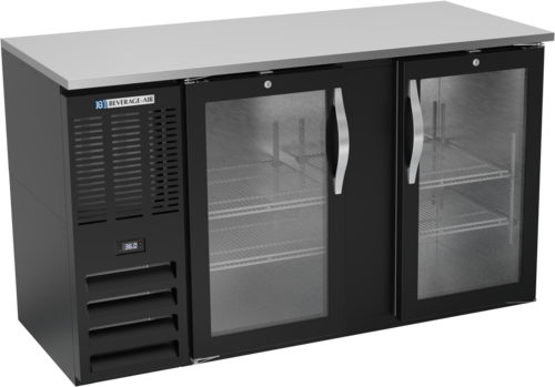 Beverage-Air BBN58HC-G-B 58" Glass Door Back Bar Cooler