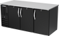 Beverage-Air BB72HC-F-PT-B 72" Solid Door Back Bar Cooler